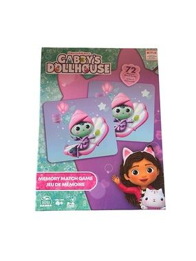 Gabby's Dollhouse Memory Match Game - Pink & Purple
